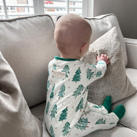 Unisex Baby Christmas Sleepsuit