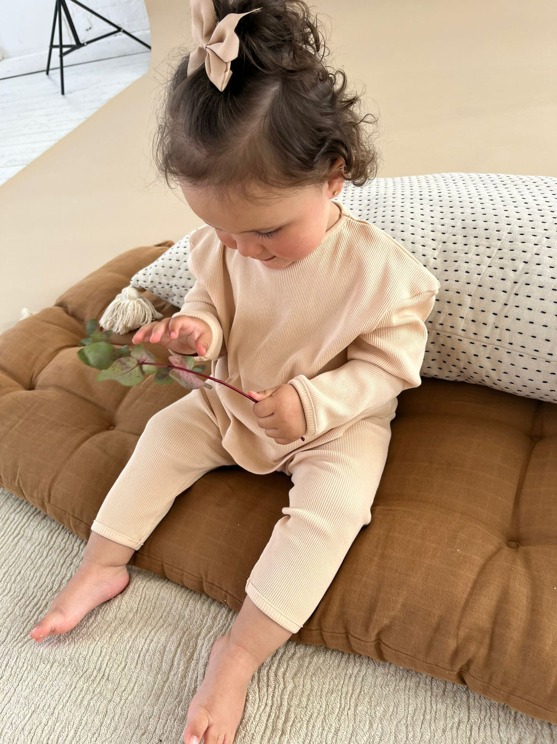 Unisex Ribbed Biscuit Pyjama